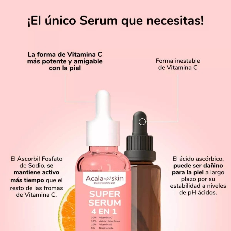 Acala Skin Serum 4 En 1 - Vitamina C +