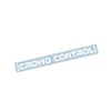 Crowd Control Windshield Banner Decal Sticker Graphic 36"