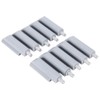 Zetiling 10pcs Open Door Damper System, Door Damper, Plastic Tip