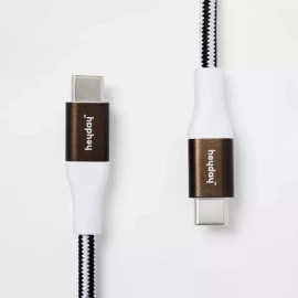 Heyday 10' USB-C to USB-C Braided Cable - heyday Gunmetal