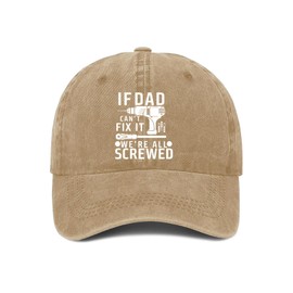Dad Hats for Men | Cotton Trucker Hat Adjustable Washed Baseball Cap, Dad Gang Hat