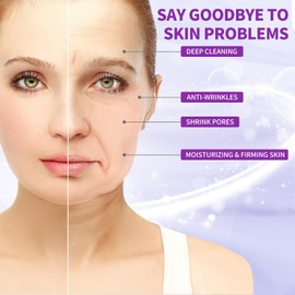 LXSKN Skin Care Set - Face Care with Cleanser Face Scrub Toner Serum Gel Moisturiser & Hydrating Cream to Reveal Glowing Skin