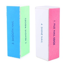 Nail Art Tools, 10 Piezas Nail Art Shiner Buffer Pulido 4 Vías Bloque Arena Lijado Lima Manicura