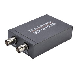 SDI to HDMI Converter, SDI to HDMI Audio De-embedder Support 3G-SDI, HD-SDI, SD-SDI Auto Format Detection and Stereo Audio De-embedder