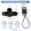 Stethoscope Holder Clip for Nurses EMT - Protects from Neck