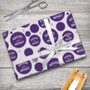 GRAPHICS & MORE Niagara University Purple Eagles Logo Gift Wrap