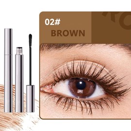 Brown Mascara for Older Women - Telescopic Mascara Waterproof - Hypoallergenic Mas-cara for Sensitive Eyes - Primelash mascara for Mature Women with Thinning Lashes