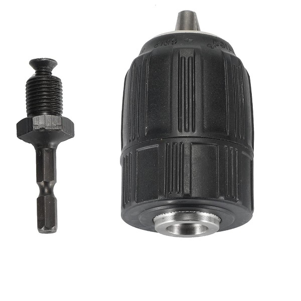 KuangBBBTools Keyless 1/2" Drill Chuck Chuck Coversion with 1/2-20 UNF
