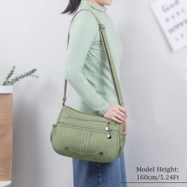 VOLGANIK ROCK Ladies Medium Soft Handbags for Women - Multi Pockets PU Leather Shoulder Bag Everyday Bag Gift