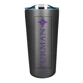The Fanatic Group Furman Double Walled Soft Touch Tumbler, Design-1 - Silver