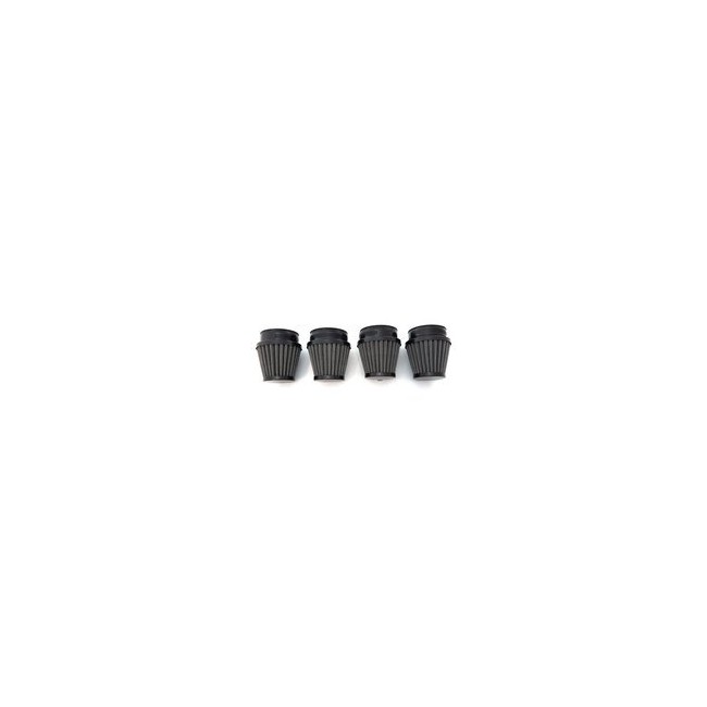 Black Air Filter Pod - 54mm - Set of 4 - Compatible with Honda CB650/750/900/1000/1100