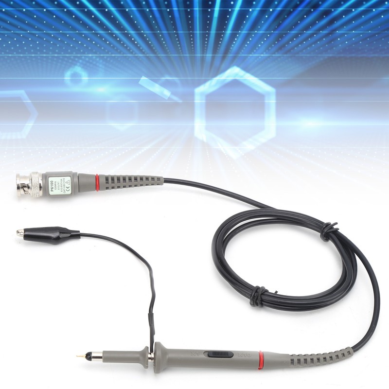 P6100 Oscilloscope Test Probe 1X/10X 6MHz‑100MHz Digital Oscilloscope Accessories