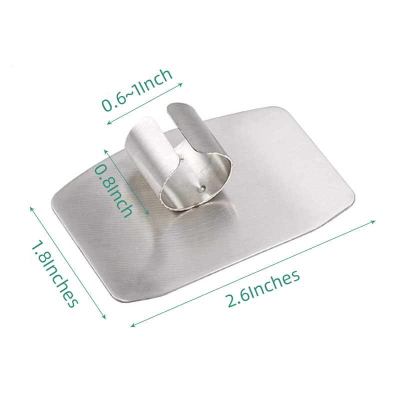 wefaner Stainless Steel Finger Guards for Cutting, Hand Protector Finger