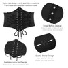 JASGOOD Women’s Elastic Costume Waist Belt Lace-up Tied Waspie Corset