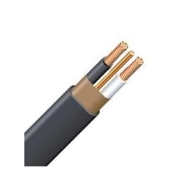 6/2 NM-B, Non-Metallic, Sheathed Cable, Residential Indoor Wire, Used for Wiring Swiches, Outlets and Other Loads with Dry Applications (50ft Cut)