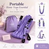 Aerial Yoga Stretch Strap for Home Fitness – Purple Nylon