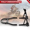 Motorcycle Stand Front and Rear，882lbs/400kg Load Capacity Lift with U