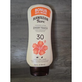 Hawaiian Tropic Sheer Touch Lotion Sunscreen SPF 30 Ultra  10.8 fl oz