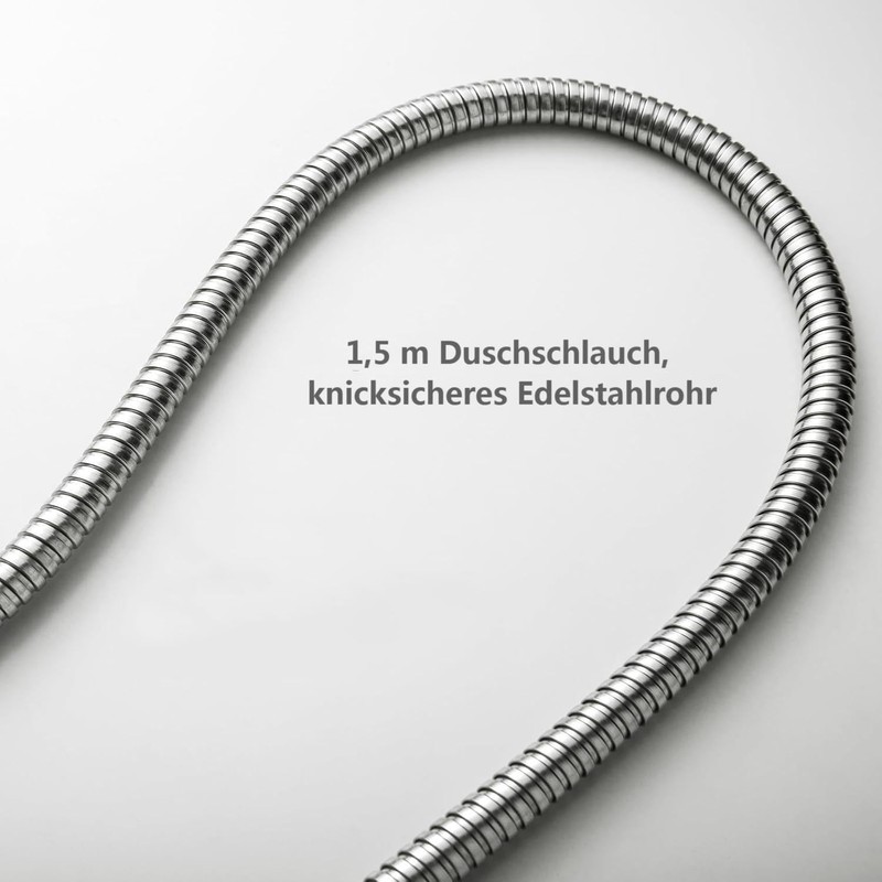 Shower Hose 1.5 m, Standard G1/2 Inch All Copper Connections,