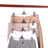 VEHE Pants Hangers Multilayer Stackable Slack Hangers Skirt Hangers with