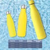 GeeRic Drinking Bottle 1 Litre Stainless Steel Thermos Flasks Double-Walled