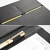 OOWOLF Padfolio with Clipboard Portfolio Binder for Resume, Legal Document,