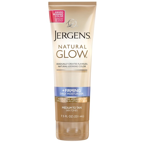 Jergens Natural Glow + Firming Daily Moisturizer Medium to Tan Skin Tones 7.5oz