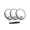 Macaki 10X/20X/30X Magnifying Mirror with Suction Cups and Tweezers Set,