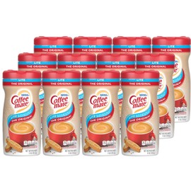 Nestle Coffee mate Coffee Creamer, Original Lite, Non Dairy Powder Creamer, 11 Ounces (Pack of 12)