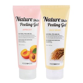 Foodaholic Nature Skin Peeling Gel Apricot/Rice Bran 150ml (Choose 1) / Mild Peeling Gommage / 푸드어홀릭 네이처스킨 필링젤 살구.쌀겨 150ml 택1 마일드필링 고마쥬