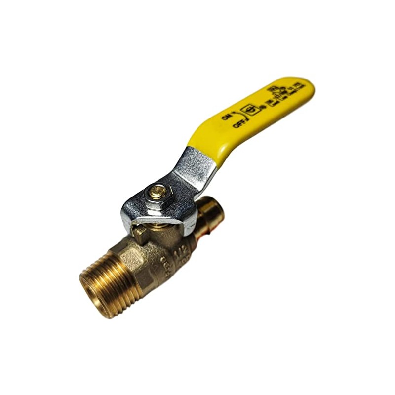 XFITTING 1/2" Pex-A Male Ball Valve, Brass (1)