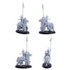Medieval Royal Knights Cavalry Spearmen, Highlands Miniatures Historical Role Playing