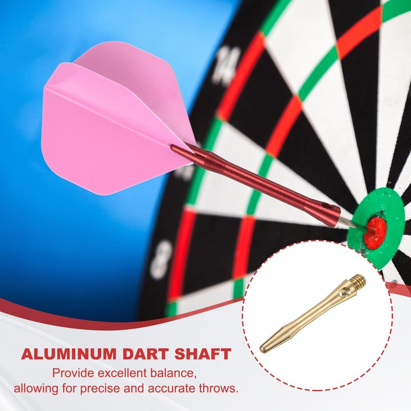 PATIKIL Aluminum Dart Shafts 35mm, 4 Pack 2BA Thread Dart