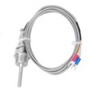 K Type Temperature Sensor RTD Stainless Steel Thermocouple Temperature Probe
