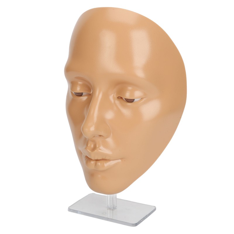 Makeup Practice Face Board 5D Silicone Mannequin Face for Eyes