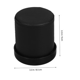 ABOOFAN 1 Set Portable Dice Cup with Lid Includes Dice Artificial Shaker for Board Games Parties Family Fun for Quiet Rolling