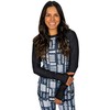 BLACKSTRAP Pinnacle Crew Playera de Capa Base para Mujer (Azul