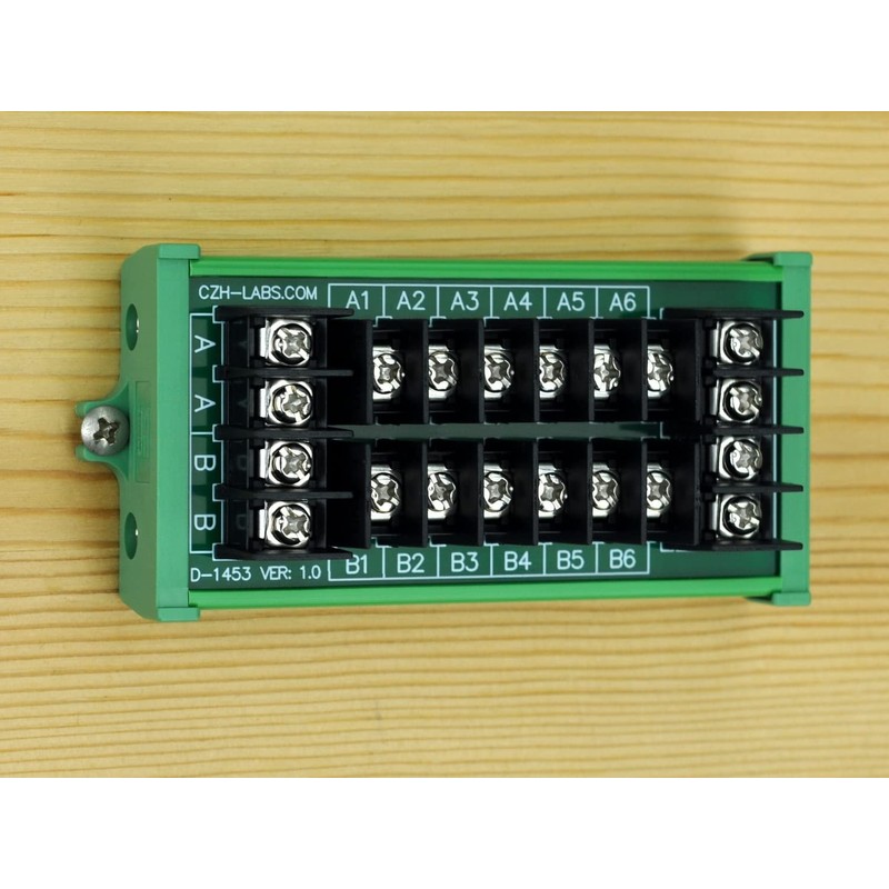 Barrier Terminal Block Power Distribution Module (2x6 Position, Screw Mount)