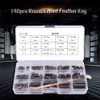 140pcs Round Feather Keys Parallel Keys Round End Feather Key