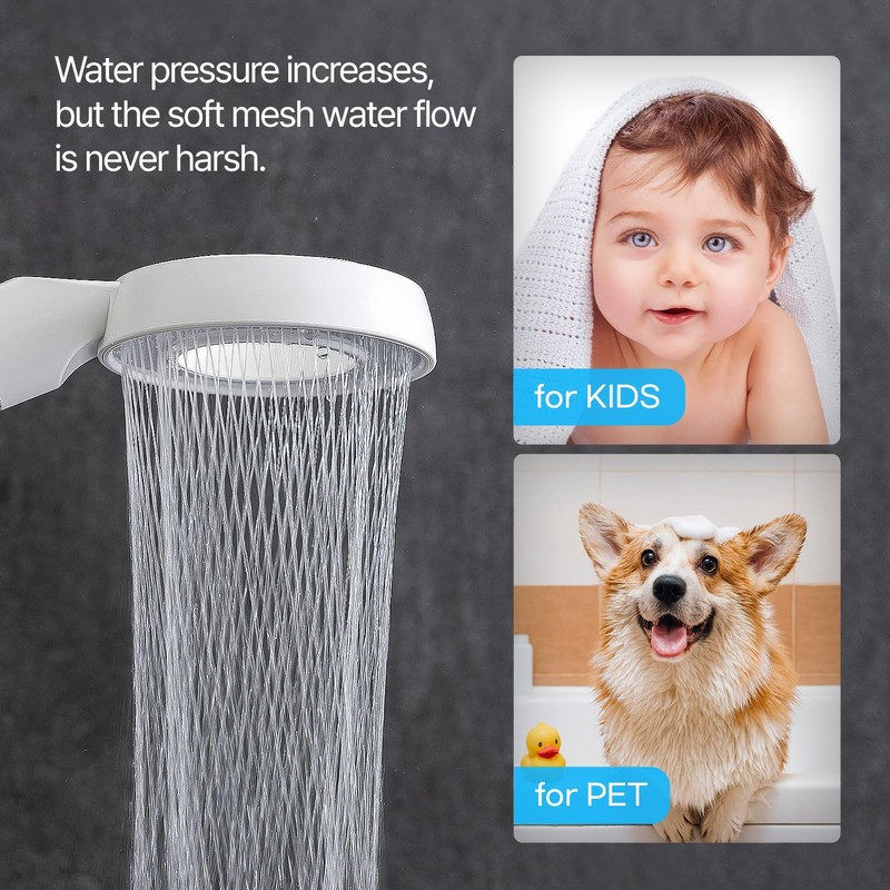 Puricane Donuts Shower head&hose set