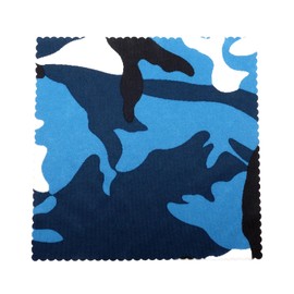 Calabria 2 Pack Microfiber Cleaning Cloth Blue Camouflage Print Clean Eyeglasses Lens TV Phone Screen Camera Glasses Cleaner