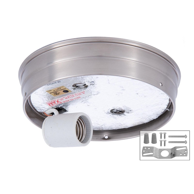 B&P Lamp® 6 Inch Fitter Wired Flush Mount Ceiling Fixture