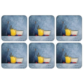 Plymouth Pottery - Blue Harmony Coasters - Set of 6