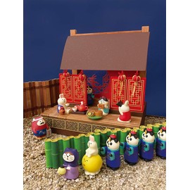 DECOLE ZCB-28392 Miniature Chinese Chinese Rabbit Rabbit