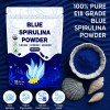 Polvo De Espirulina Azul 1.6 Oz Orgánico Para Alimentos