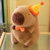 Arkdorz Cute Birthday Capybara Plush,12inch Kawaii Capybara Stuffed Animal Soft