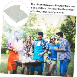 VICASKY 1Pc Fireproof Pot Mat Heat Resistant Blanket for Outdoor Camping and Picnics Creative Durable Easy to Clean Portable Fire Safety