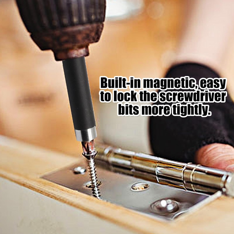 Biaungdo Magnetic Drill Bit Holder, 5 Pack Scalable Screw Drive