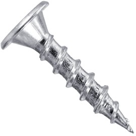 #10 x 1" Low Profile Pancake Head - Wood to Metal Roofing Screws for Standing Seam Roofs - Zinc Plated (Qty 250)