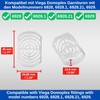 Shower Drain Lid Set with Hair Catcher, Diameter 75 mm,